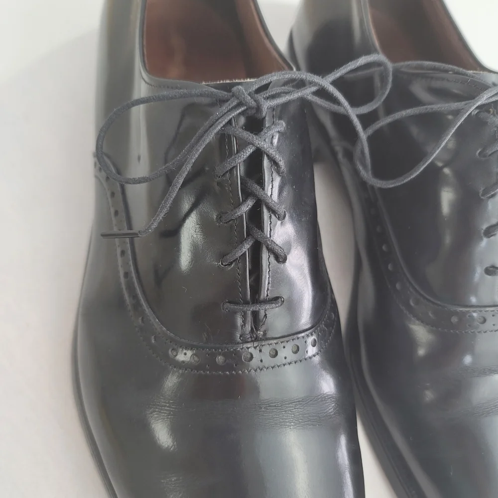 Allen Edmonds Danbury Black Leather Oxfords Men's Dress Shoes Size 9C